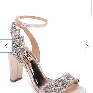 Badgley Mischka Libby Crystal Embellished Shoe